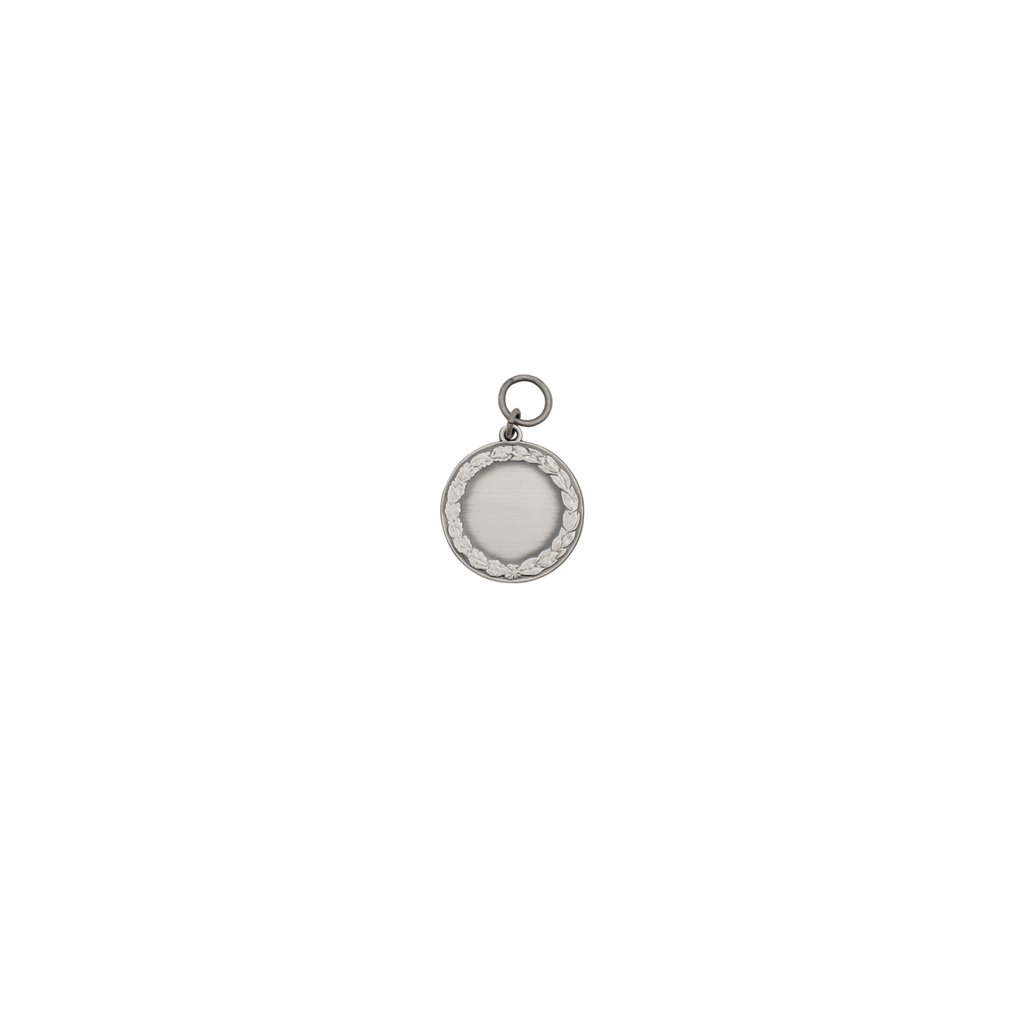 Medaille, 28mm, Messing, altsilber, mit Öse(n) und Ring(en)