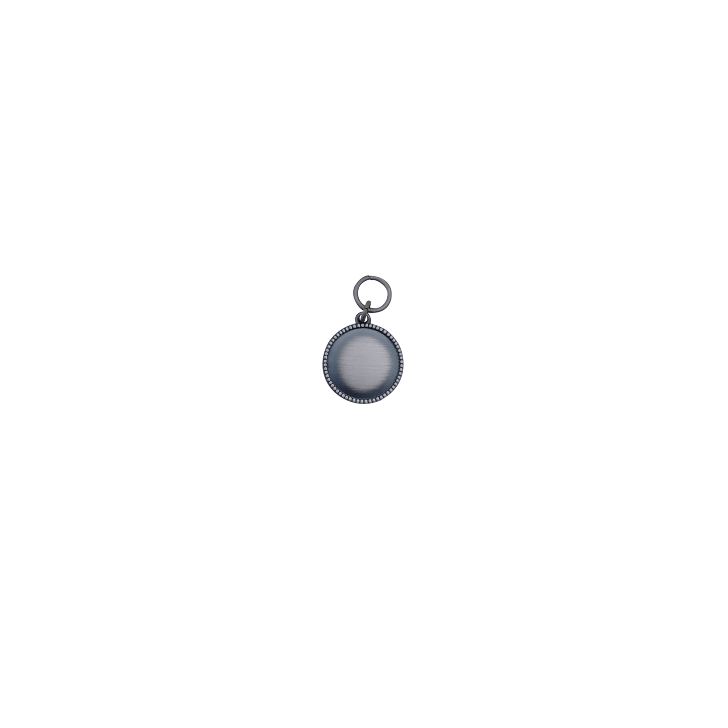 Anhänger, Messing, altsilber, mit Öse(n) und Ring(en)
