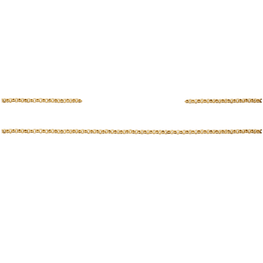 Kette, 10 cm, Messing, vergoldet
