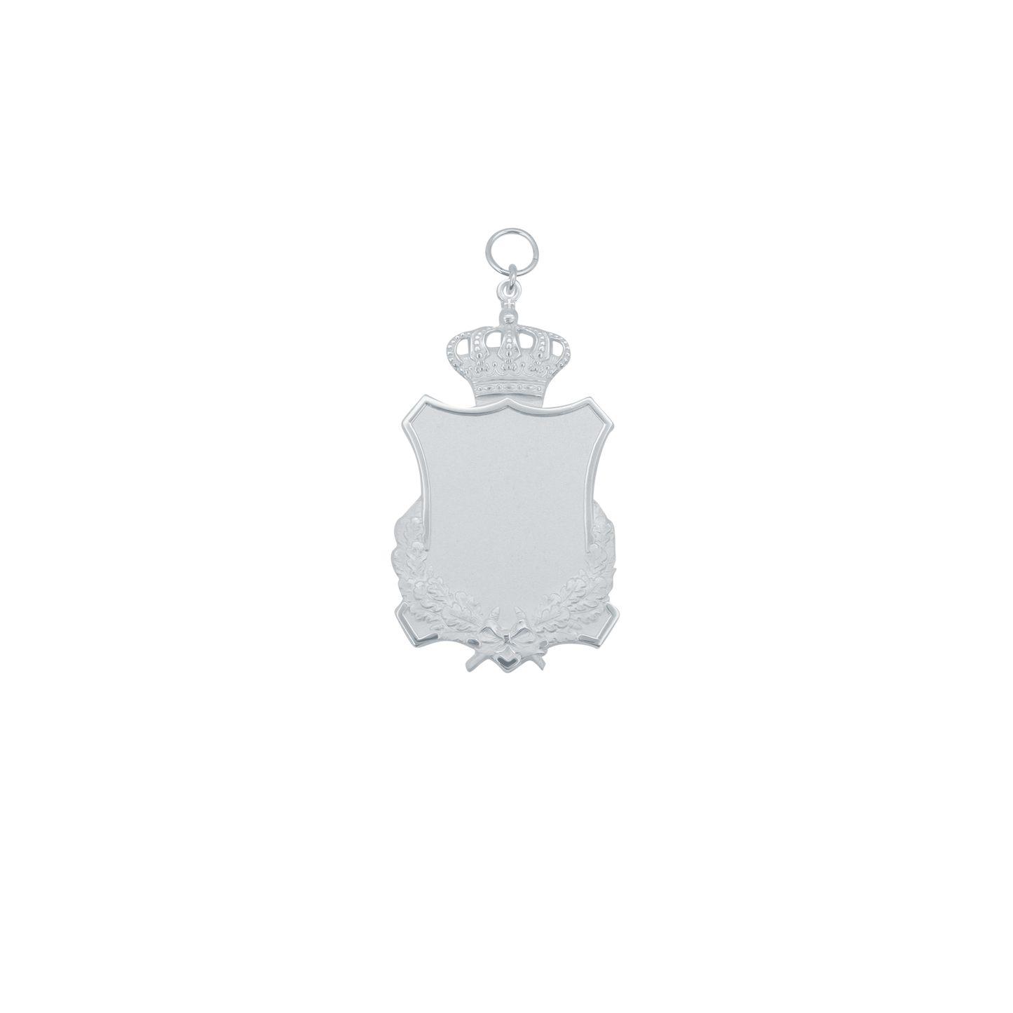 Schild, Echt Silber, versilbert, mit Öse(n) und Ring(en)