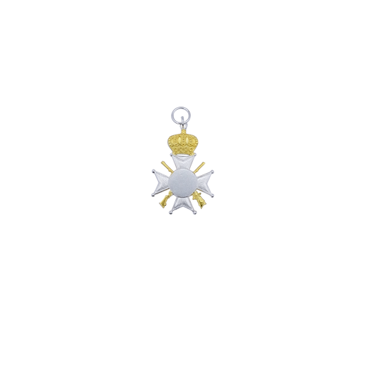 Orden, Messing, ziervergoldet, mit Öse(n) und Ring(en)