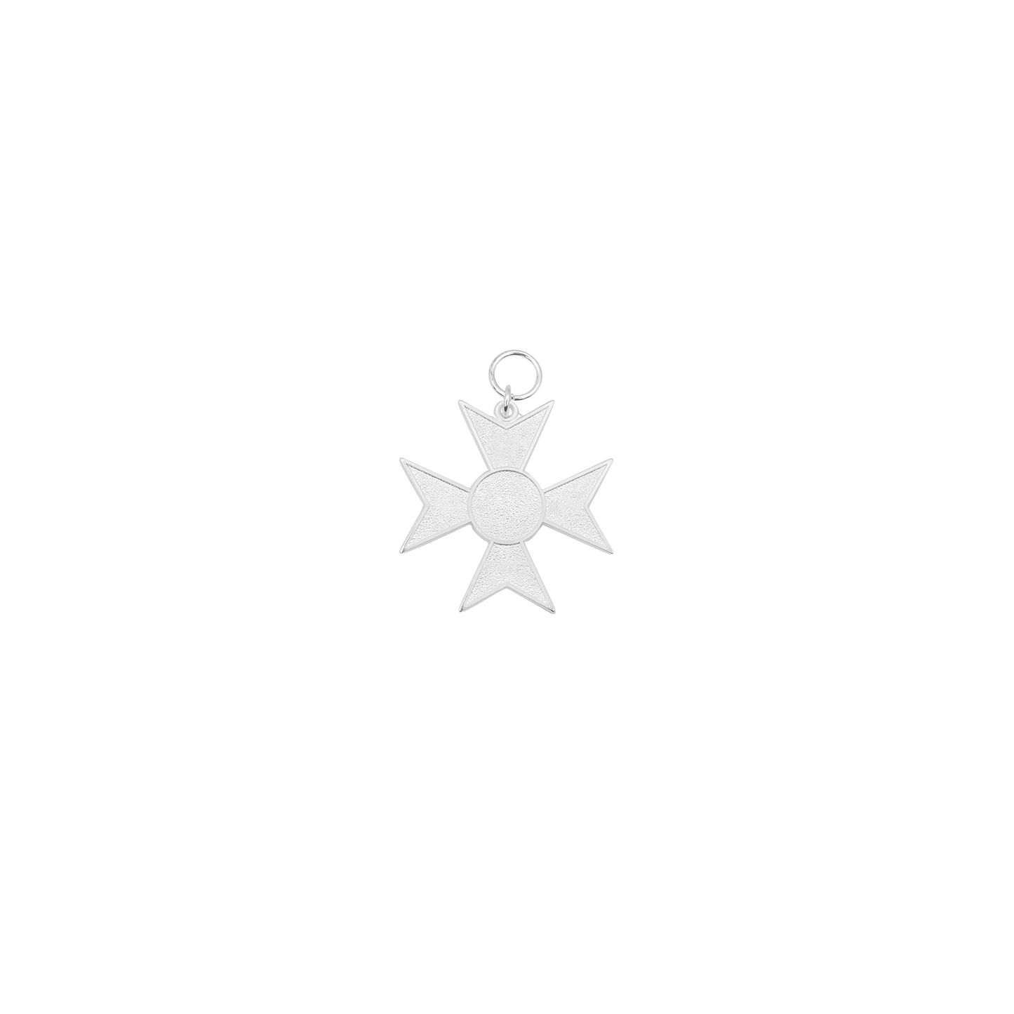 Orden, Messing, versilbert, mit Öse(n) und Ring(en)