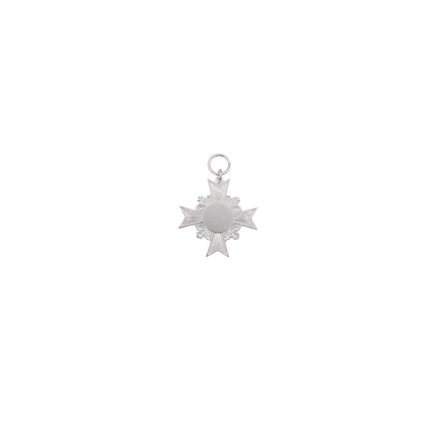 Orden, Messing, versilbert, mit Öse(n) und Ring(en)