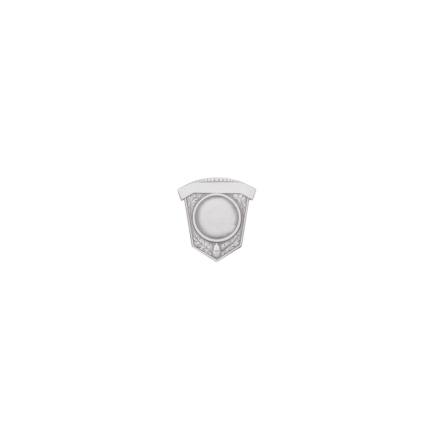 Anhänger , Messing, altsilber, mit Scharniernadel