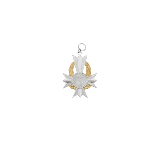 Orden, Messing, ziervergoldet, mit Öse(n) und Ring(en)