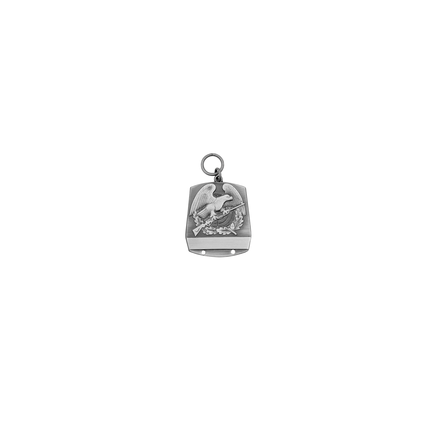 Anhänger, Messing, altsilber, mit Öse(n) und Ring(en)