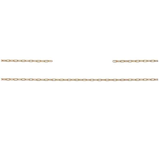 Kette, 10 cm, Messing, vergoldet