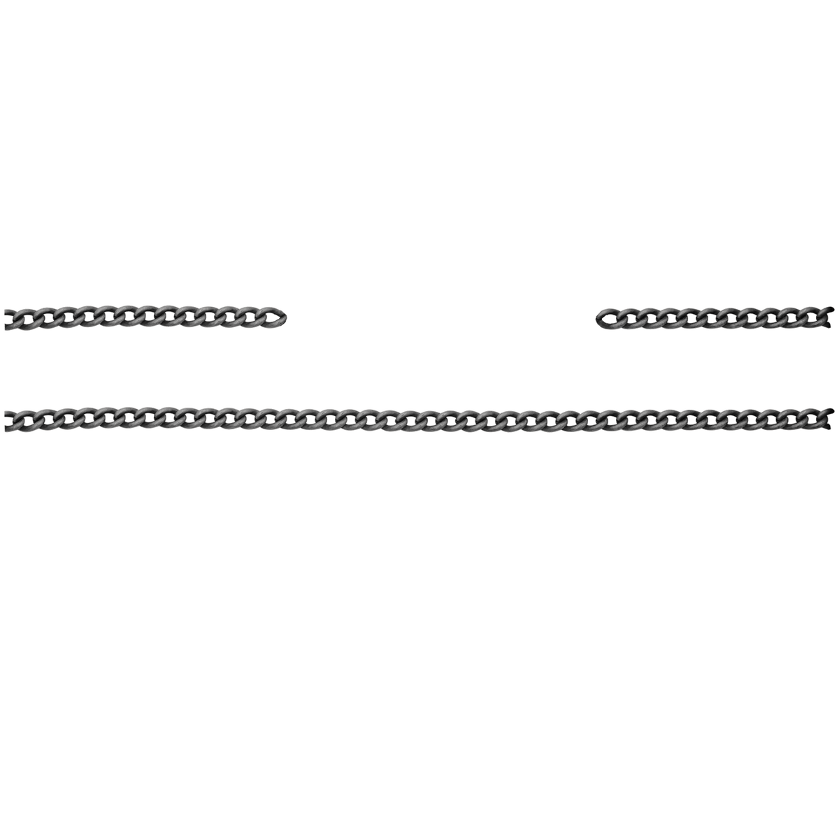 Kette, 10 cm, Messing, altsilber