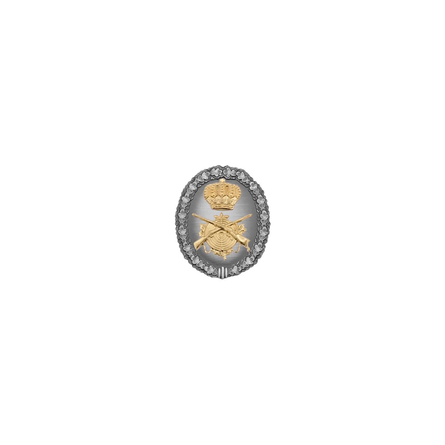 Orden, Messing, altsilber, mit Auflagen 12846-10, 40295-10, mit Scharniernadel