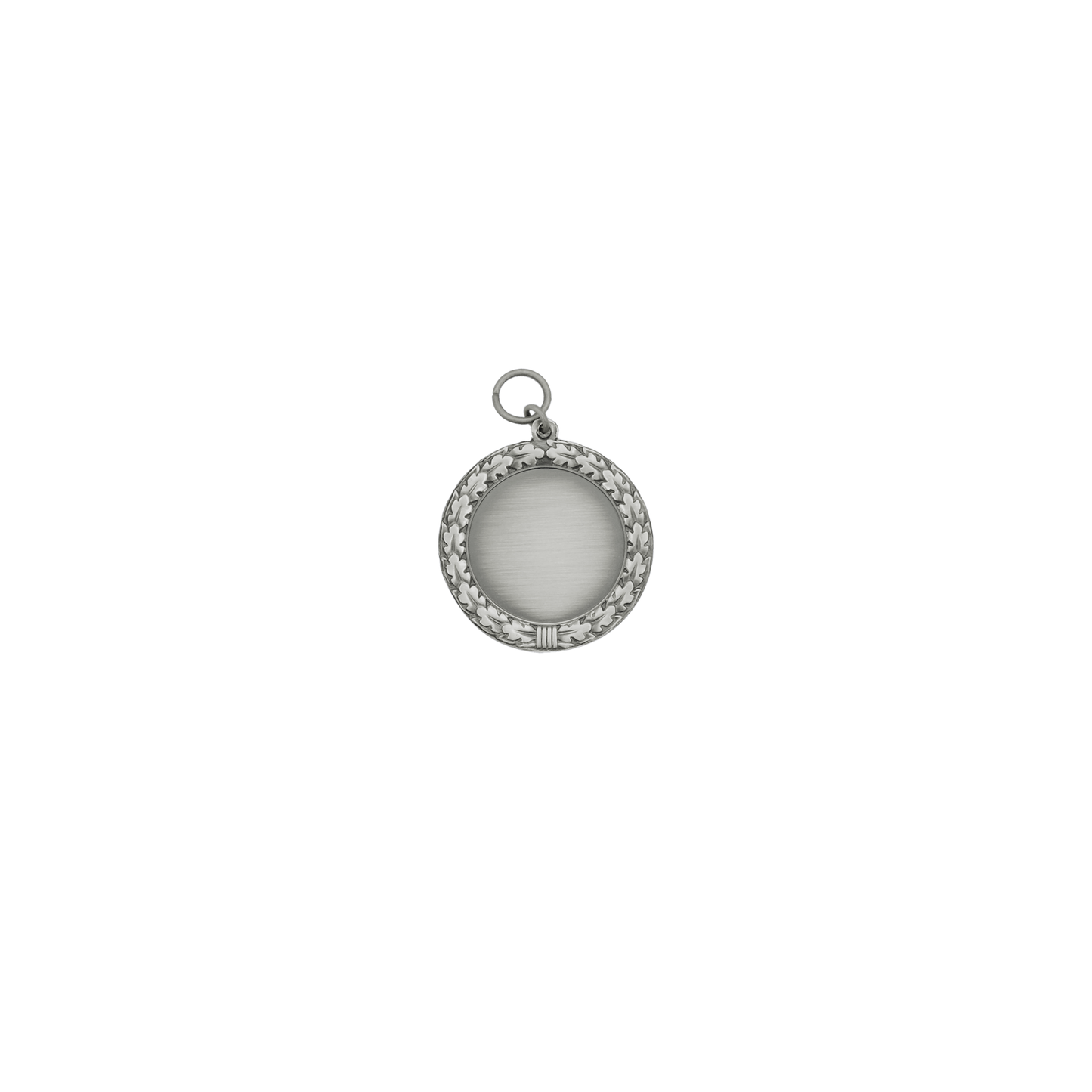 Anhänger , Messing, altsilber, mit Öse(n) und Ring(en)