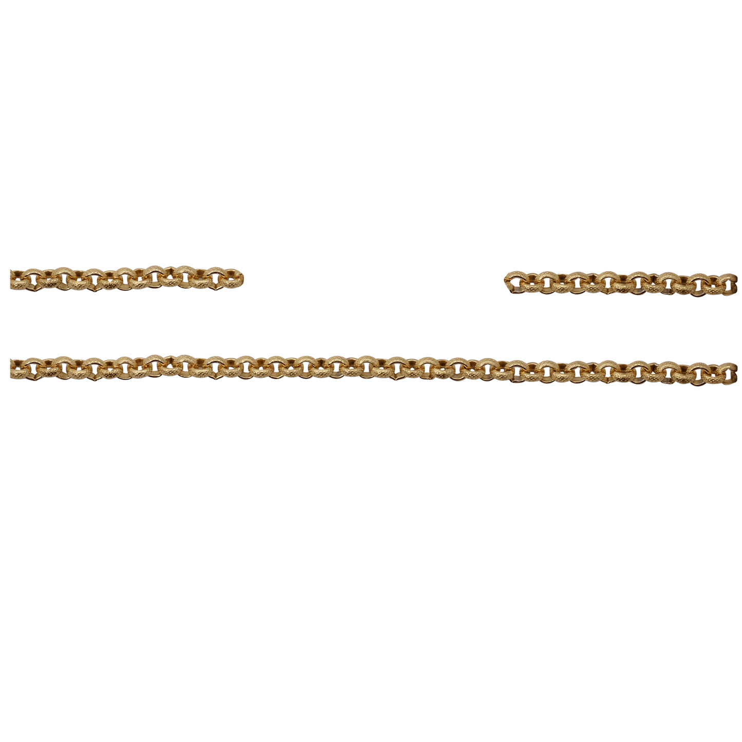 Kette , 10 cm, Messing, vergoldet