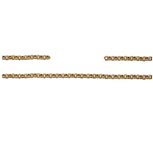 Kette , 10 cm, Messing, vergoldet