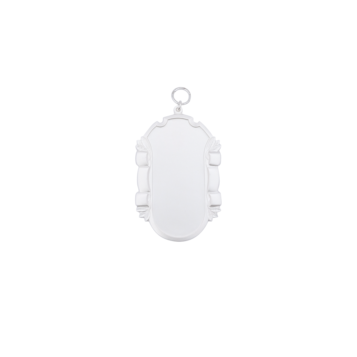 RESTPOSTEN - Schild, Echt Silber, versilbert, mit Öse(n) und Ring(en)