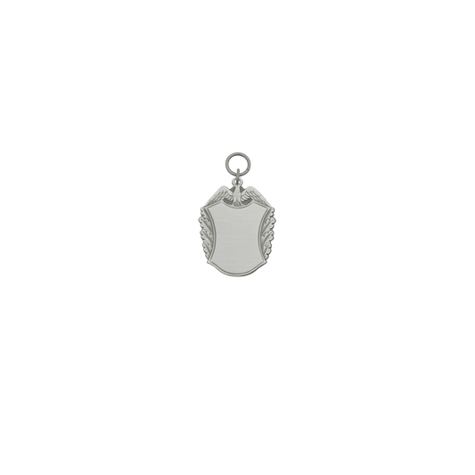 Anhänger, Echt Silber, altsilber, mit Öse(n) und Ring(en)