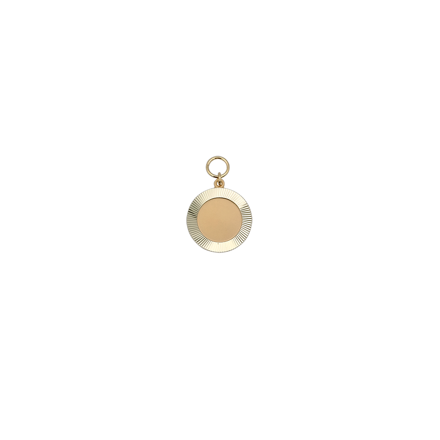 Anhänger, Messing, vergoldet, mit Öse(n) und Ring(en)
