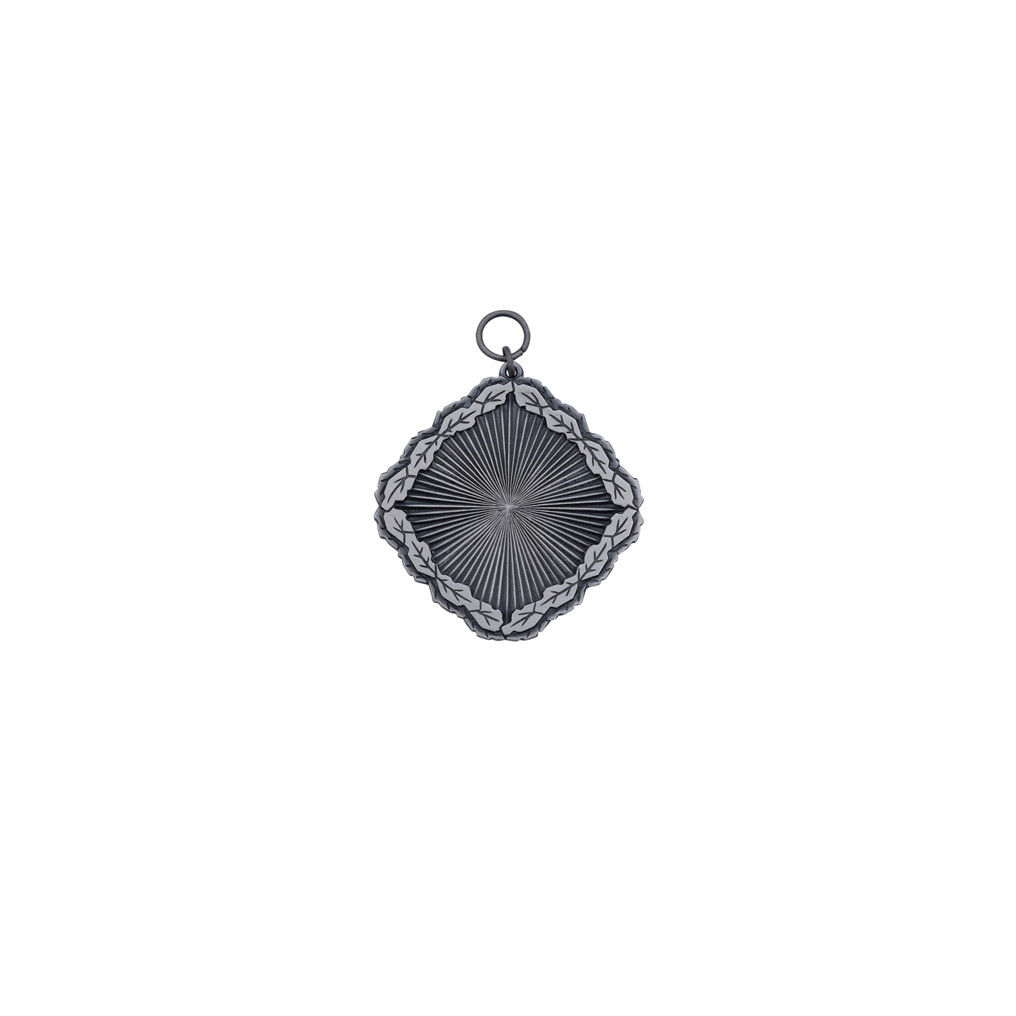 Anhänger, Messing, altsilber, mit Öse(n) und Ring(en)