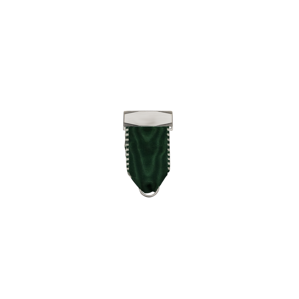 Bandhalter, Petrol, Textil, altsilber, mit Scharniernadel