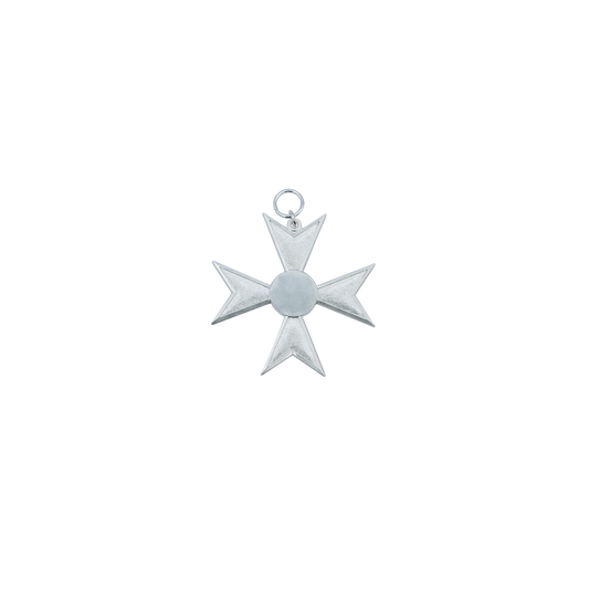 Orden , Messing, versilbert, mit Öse(n) und Ring(en)