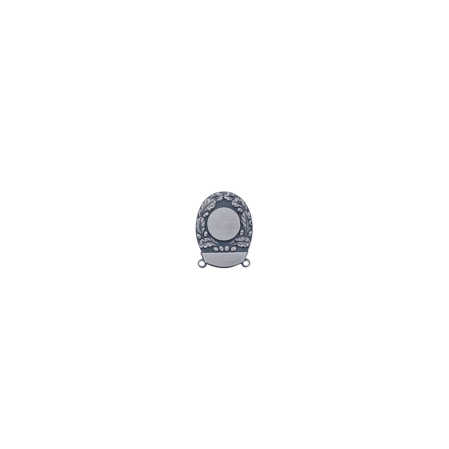Abzeichen, Messing, altsilber, mit Scharniernadel