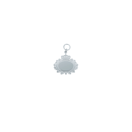 Orden, Messing, versilbert, mit Auflage 51764-20, Öse(n) und Ring(en)