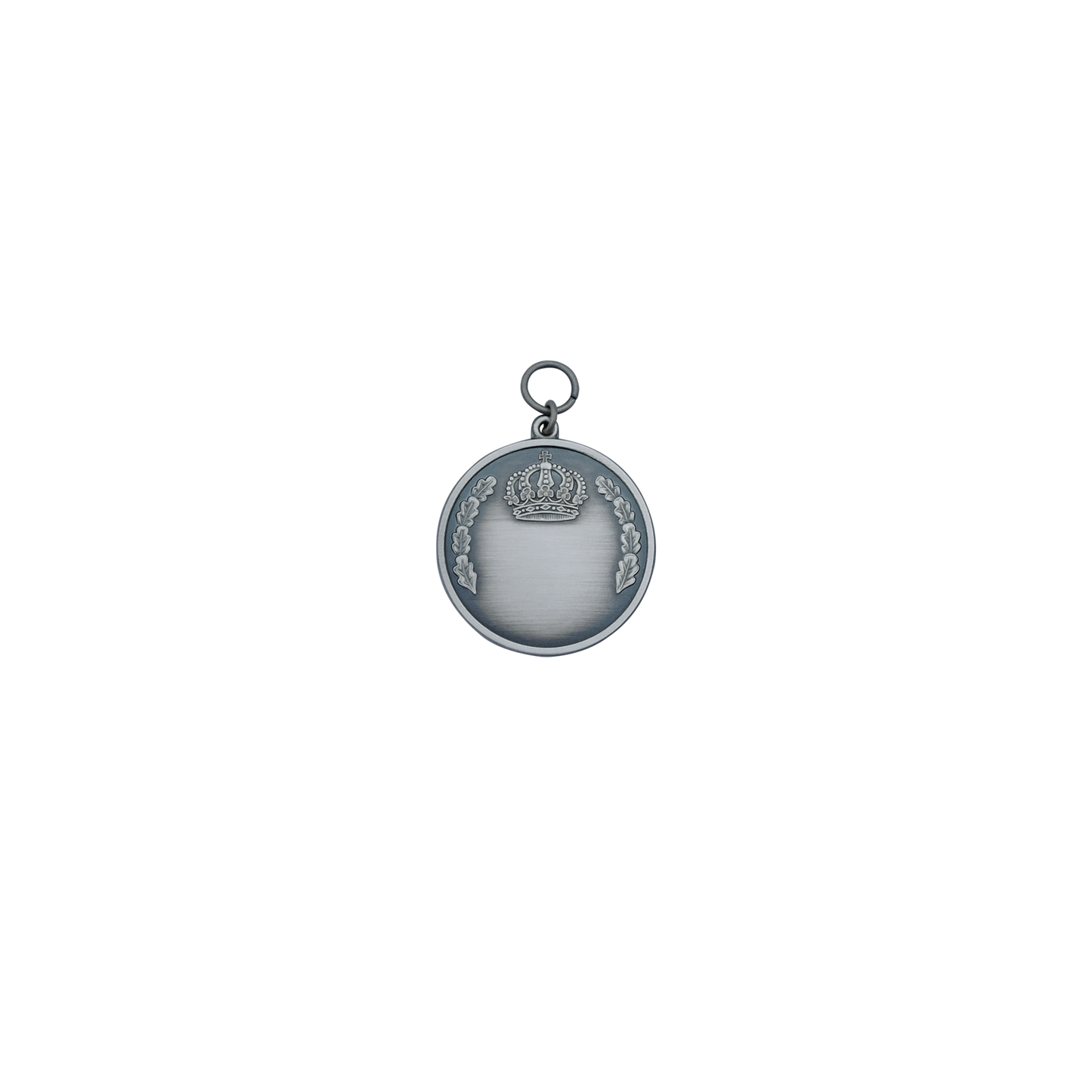 Medaille, Messing, altsilber, mit Öse(n) und Ring(en)