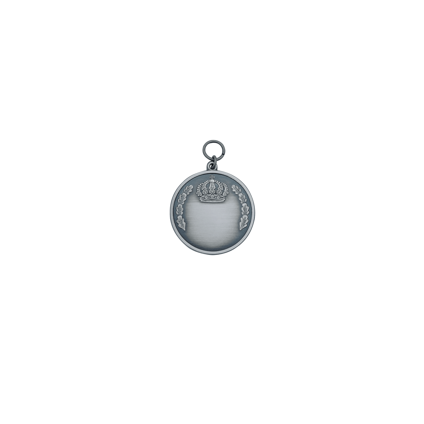 Medaille, Messing, altsilber, mit Öse(n) und Ring(en)