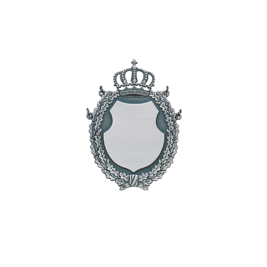 Mittelstück, Messing, altsilber, mit Öse(n) und Ring(en)