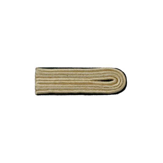 RESTPOSTEN - Schulterstücke 4-streifig, Paar, Textil, goldfarbig,