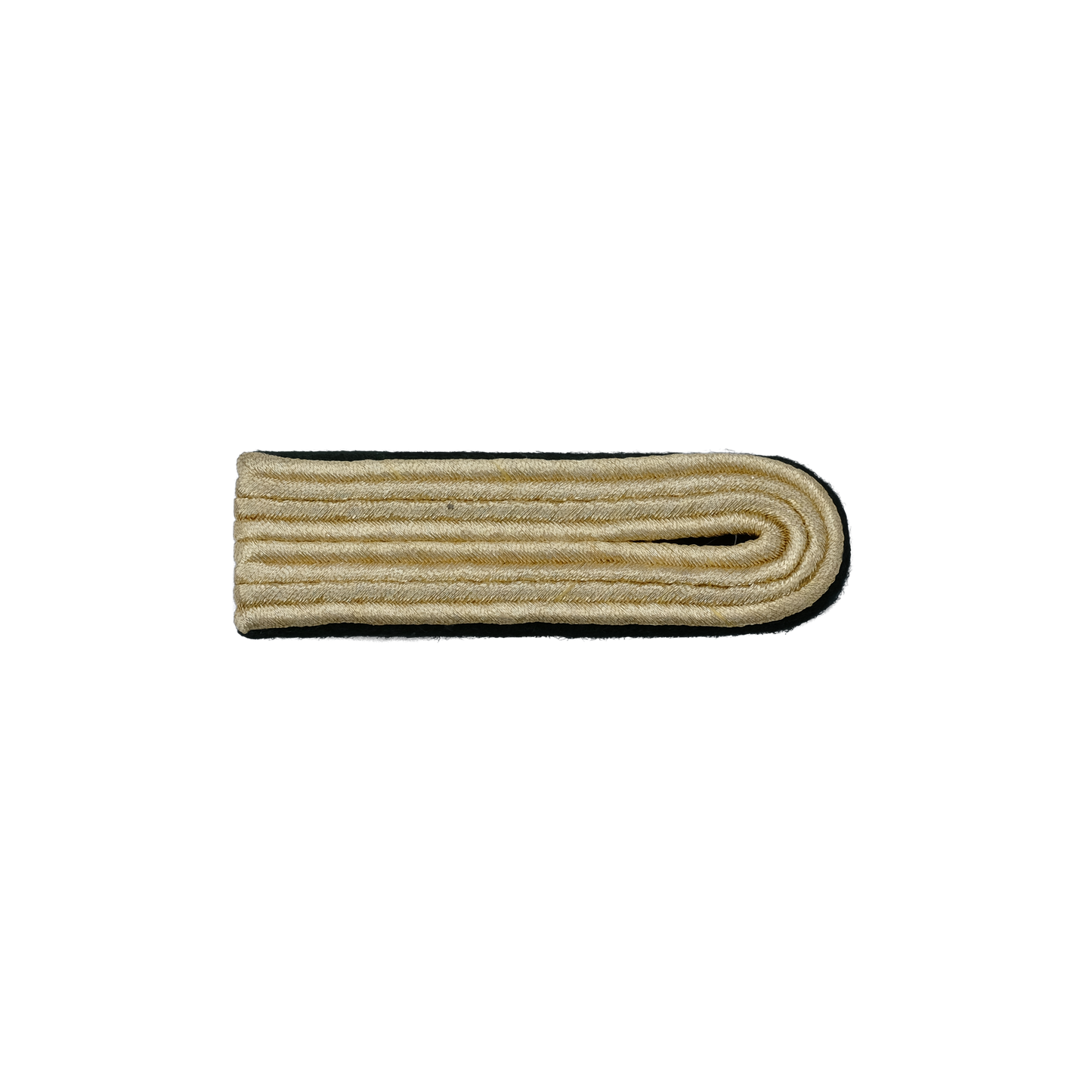 RESTPOSTEN - Schulterstücke 4-streifig, Paar, Textil, goldfarbig,
