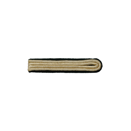 RESTPOSTEN - Schulterstücke 2-streifig, Paar, Gld , Textil, goldfarbig,
