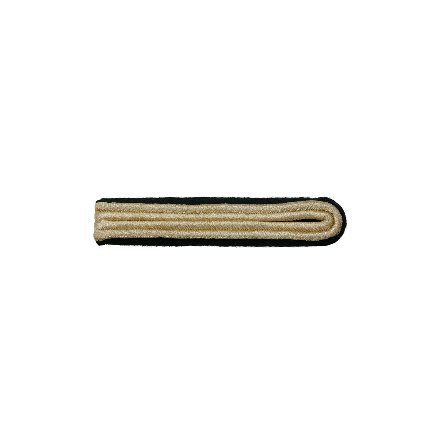 RESTPOSTEN - Schulterstücke 2-streifig, Paar, Gld , Textil, goldfarbig,