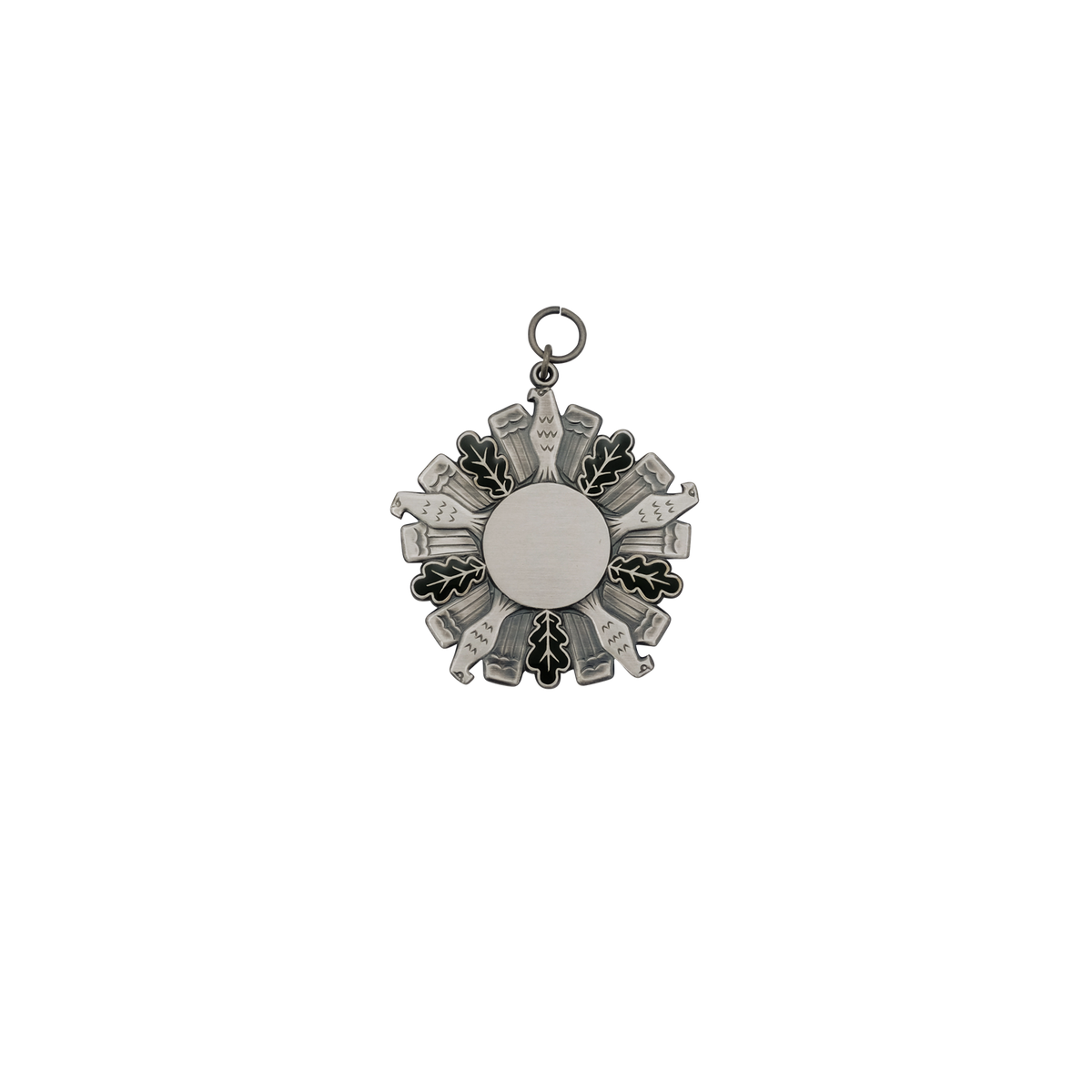 Orden , Messing, altsilber, mit Öse(n) und Ring(en)