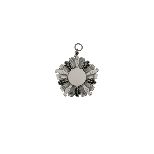 Orden , Messing, altsilber, mit Öse(n) und Ring(en)