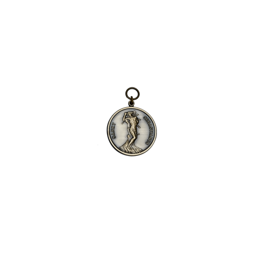 RESTPOSTEN - Medaille, 39mm, Messing, bronzefarbig, mit Öse(n) und Ring(en)