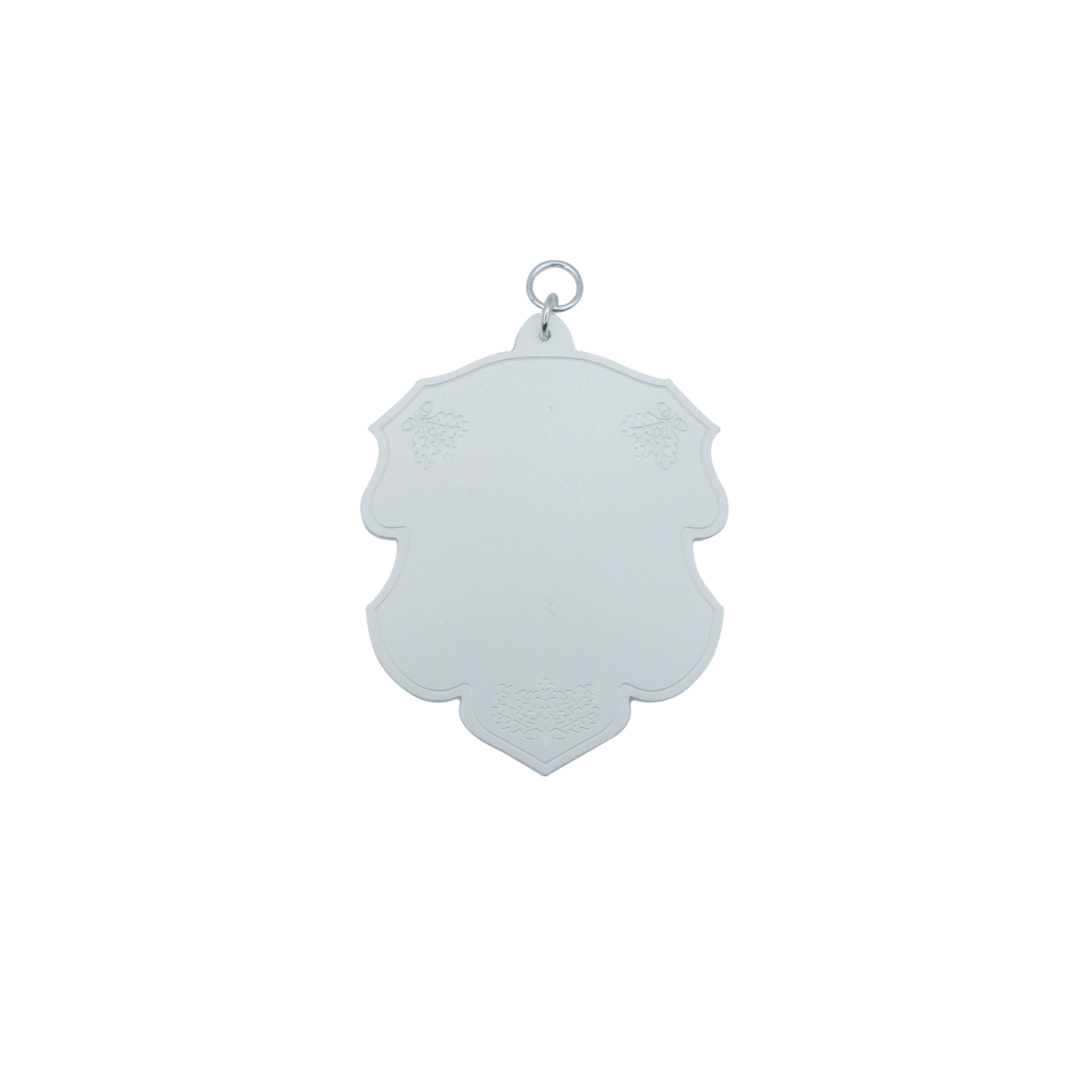 Schild, Echt Silber, versilbert, mit Öse(n) und Ring(en)